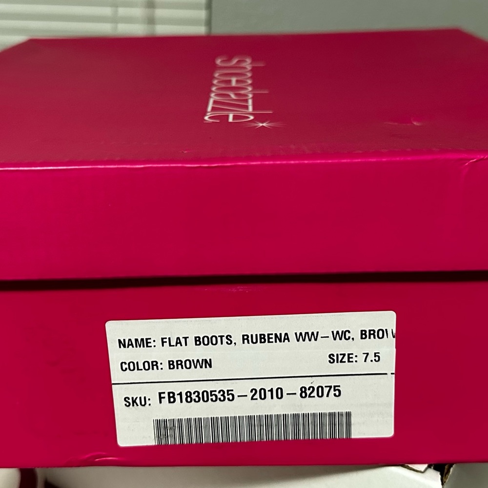 Size 7 1/2 over the knee brown boots